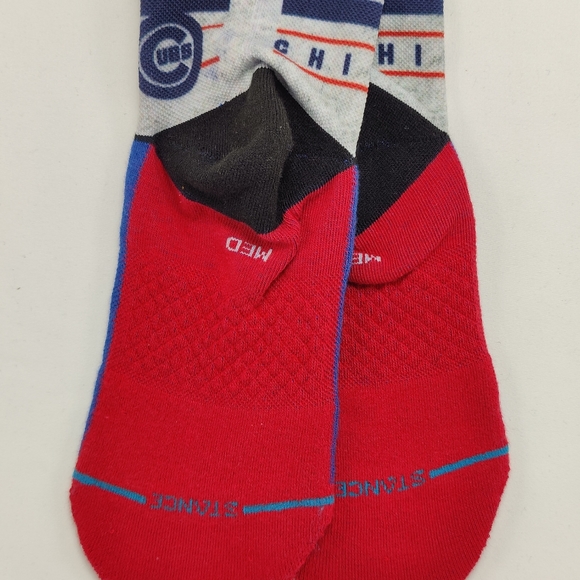 NWT Stance x MLB St Louis Cardinals JAVIER BAEZ BIG HEAD Crew Socks size M 6-8.5 - Picture 7 of 12
